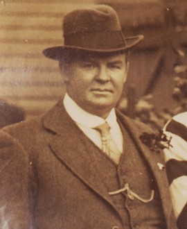 Ernest 'Bud' Copeland played a key role as secretary of the club.